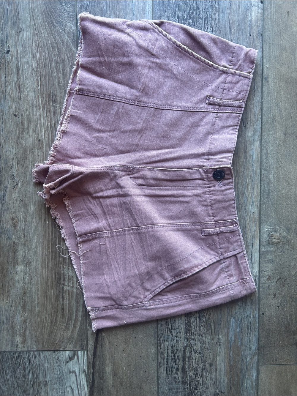 Aeropostale Dusty Rose Denim Cutoff Shorts